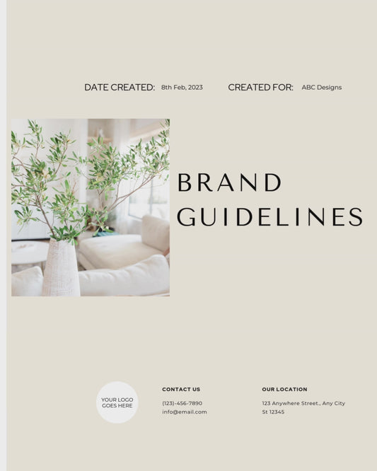 Brand Guidelines Presentation Template